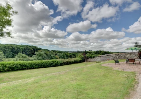 The garden at Nethercott Manor, Rose Ash
