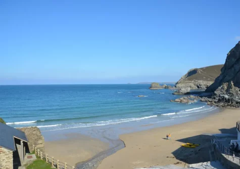Trevaunance Cove has so much to explore from its rockpools and caves to the old harbour remains when the tide is out