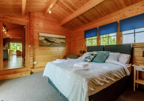 Bedroom #1 at Newhaven Cabin, Branscombe