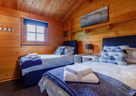 Bedroom #2 at Newhaven Cabin, Branscombe