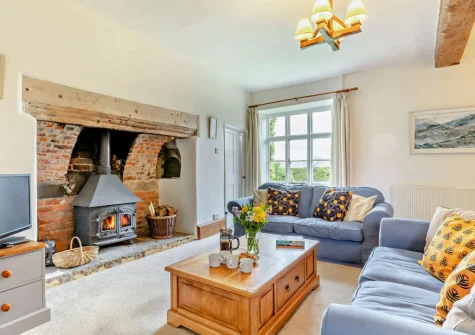 The living room at Newhouse, Musburry