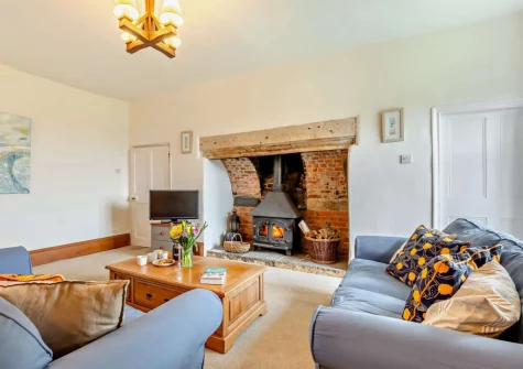 The living room at Newhouse, Musburry