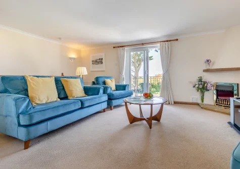 The living area at Newland, St Merryn