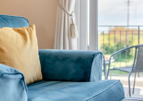 The living area at Newland, St Merryn
