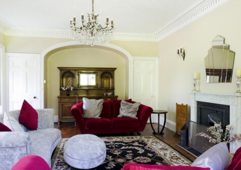 The drawing room at Newport Manor, Newport