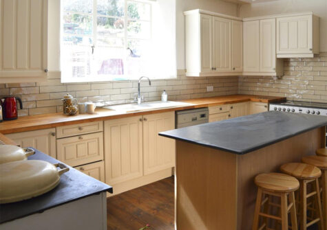 The kitchen at Newport Manor, Newport