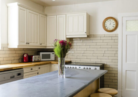 The kitchen at Newport Manor, Newport