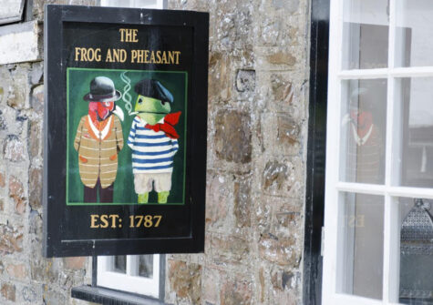 The onsite private pub at Newport Manor, Newport