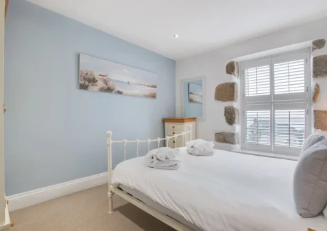 Bedroom #2 at Nigel House, Mousehole