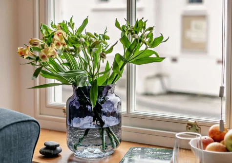The living room at Night's Catch, Porthleven