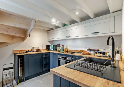 The kitchen at Night's Catch, Porthleven