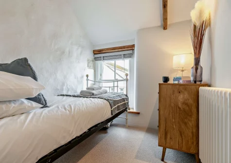 Bedroom #2 at Night's Catch, Porthleven