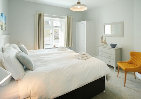 Bedroom #2 at Nimbus Cottage, Trevose Head Lighthouse, Trevose
