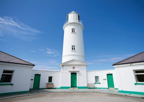 The courtyard at Trevose Head Lighthouse, Trevose