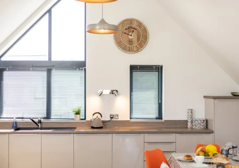 The kitchen at No.36 By The Beach, Westward Ho!