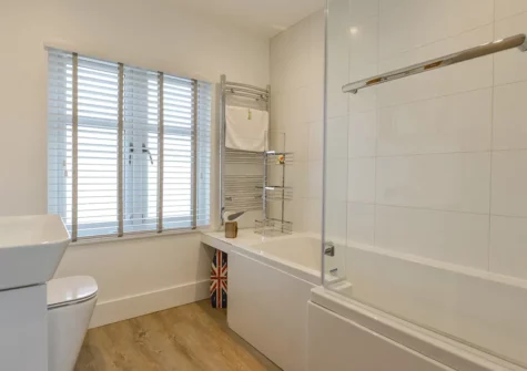 The bathroom at Nohens, Padstow