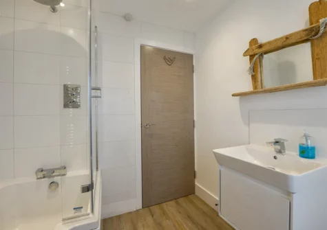 The bathroom at Nohens, Padstow