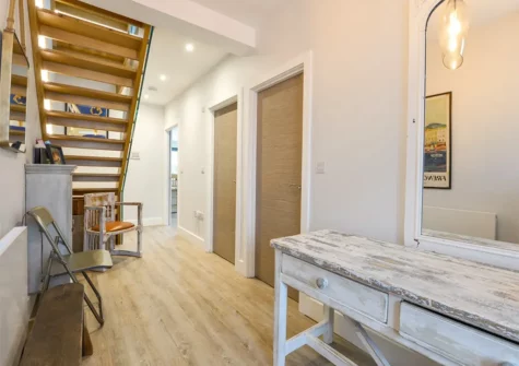 The ground floor entrance area at Nohens, Padstow