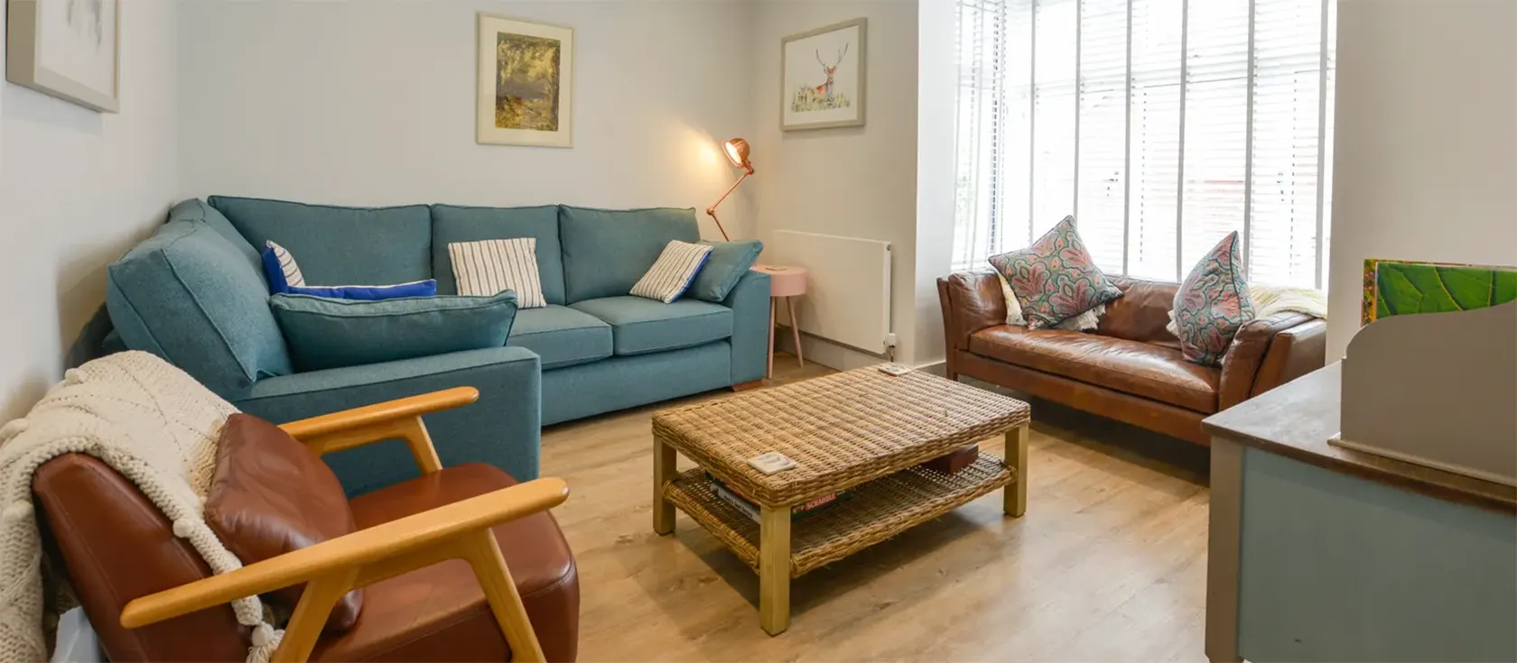 Nohens, Padstow is an elegant three-story house near the harbour. It has four comfortable bedrooms, a spacious lounge and an airy, stylish kitchen ideal for entertaining. Glass doors lead from the kitchen to a pretty, enclosed courtyard.