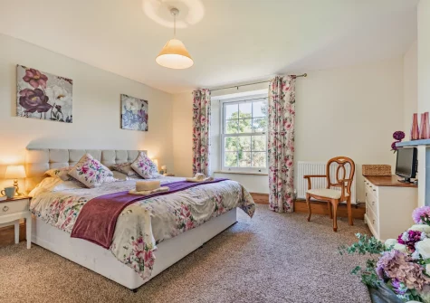 Bedroom #1 at North Coombe Farm, Rilla Mill