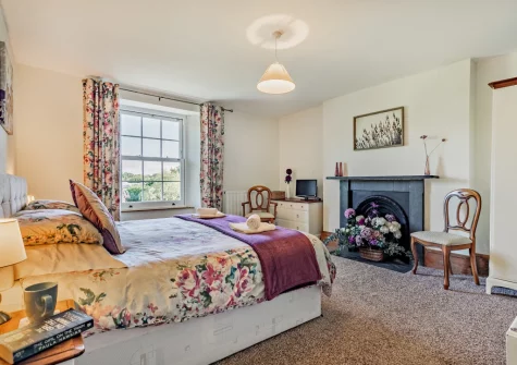 Bedroom #1 at North Coombe Farm, Rilla Mill