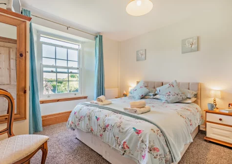 Bedroom #2 at North Coombe Farm, Rilla Mill