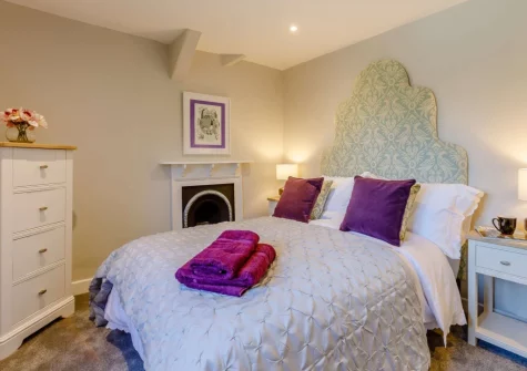 Bedroom #1 at North Lodge, Tregeare