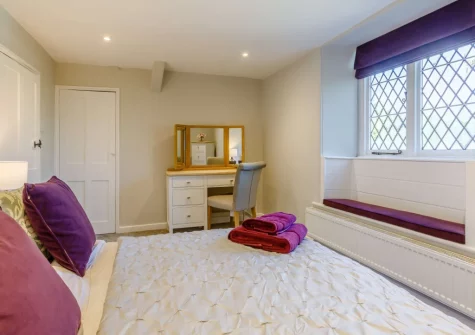 Bedroom #1 at North Lodge, Tregeare