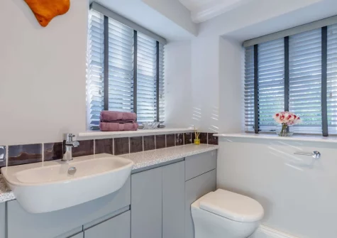 The ground floor WC at North Lodge, Tregeare