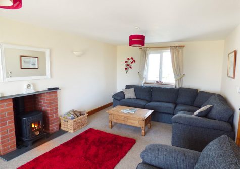 The living area at North Park, Stibb