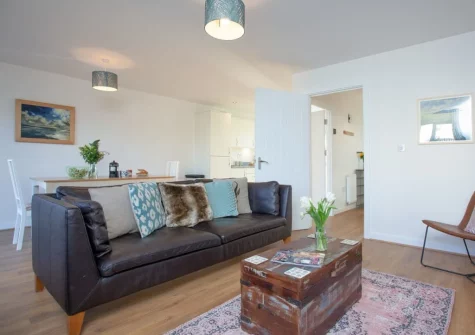 The living area at Number 11, St Eval