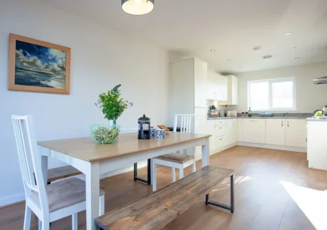 The dining area at Number 11, St Eval