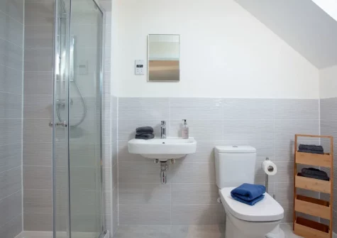 Bedroom #1 en-suite shower room at Number 11, St Eval