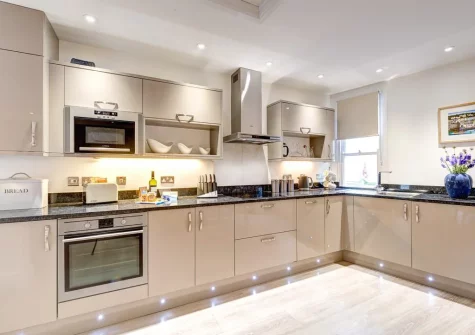 The kitchen at Number 19, Dartmouth