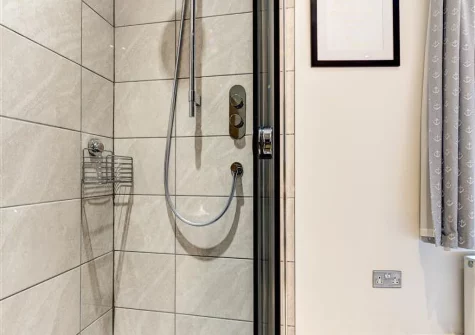 Bedroom #2 en-suite shower cubicle at Number 19, Dartmouth
