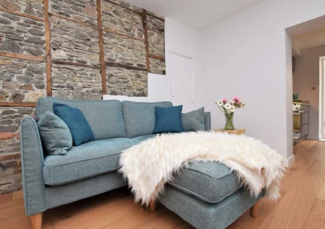 The living room at Number 3, Appledore