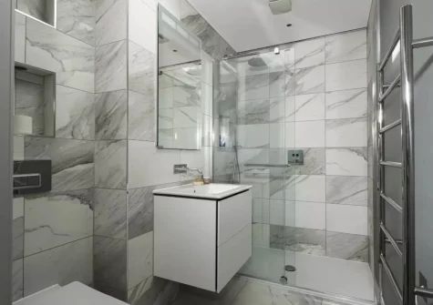 Bedroom #1 en-suite shower room at Number 9 Fistral House, Newquay
