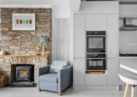 The living area & kitchen at Number Eighty One, Brixham