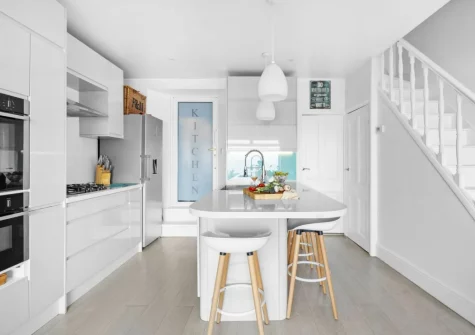 The kitchen & dining area at Number Eighty One, Brixham