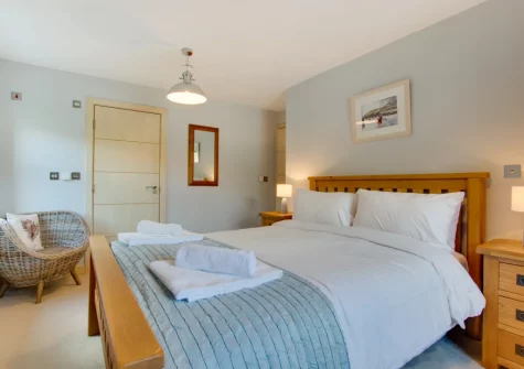 Bedroom #1 at Number Six, The Creekside, Looe