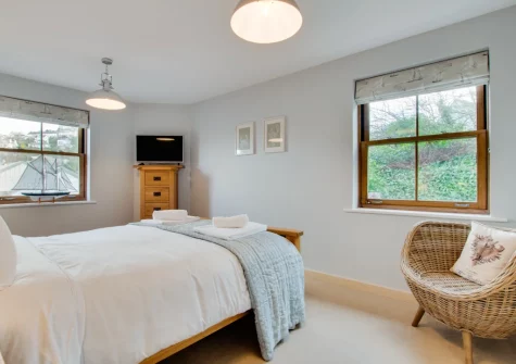 Bedroom #1 at Number Six, The Creekside, Looe