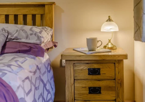 Bedroom #1 at Oak at Waldon Valley Lodges, Bradworthy