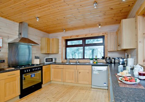 The kitchen @ Oak Lodge, Forest Lakes, Bideford