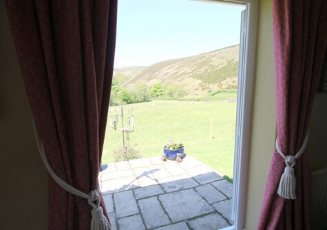The entrance at Oare Water Cottage, Oare