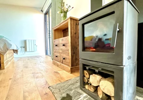 The living area at Ocean at The Views, Morwenstow