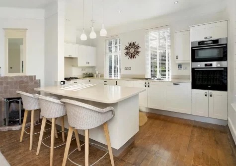 The kitchen at Ocean Beach House, Woolacombe