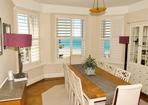 The dining room at Ocean Beach House, Woolacombe