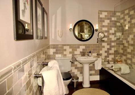 The bathroom at Ocean Beach House, Woolacombe