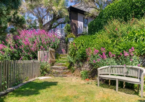The garden at Ocean Beach House, Woolacombe