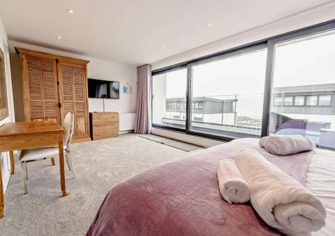 Bedroom #1 at Ocean Charm, Westward Ho!